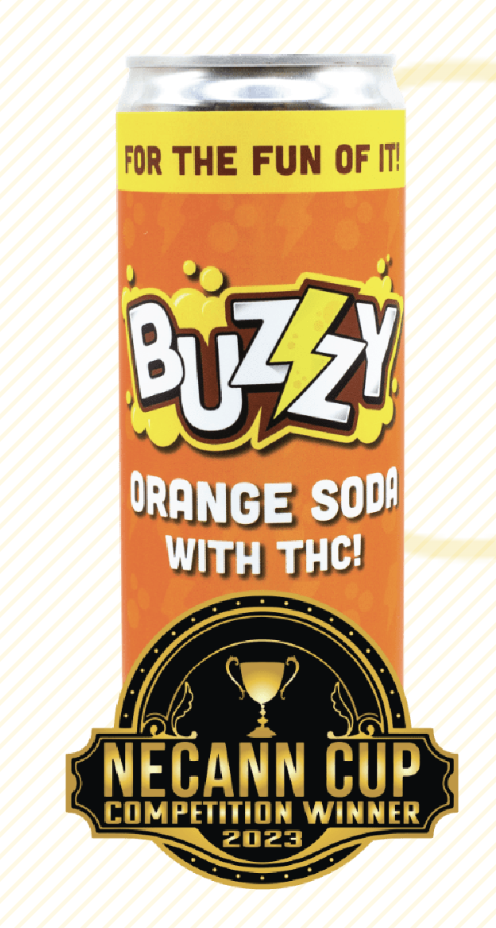 Photograph of product: Orange Soda | 5mg | Infused Soda | Buzzy
