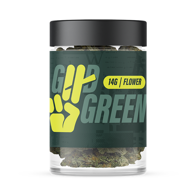 Photograph of product: GOOD GREEN Grinch Mints 1/8 Mixed Buds - 3.5g
