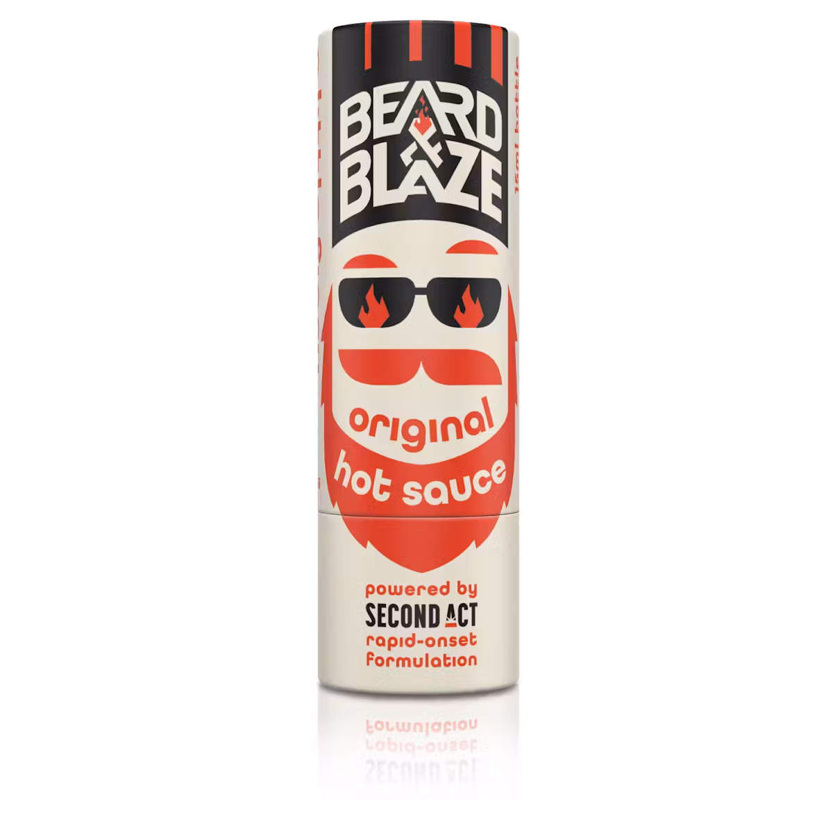 Photograph of product: Beard & Blaze Infused Hot Sauce 15mL/20mg