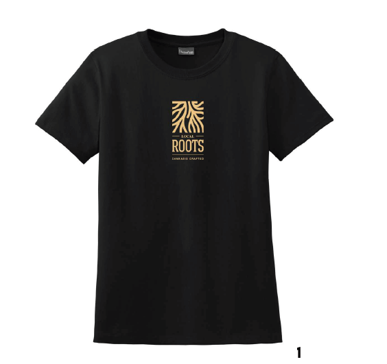 Photograph of product: Black Tee 100% Cotton Unisex 2Xlarge