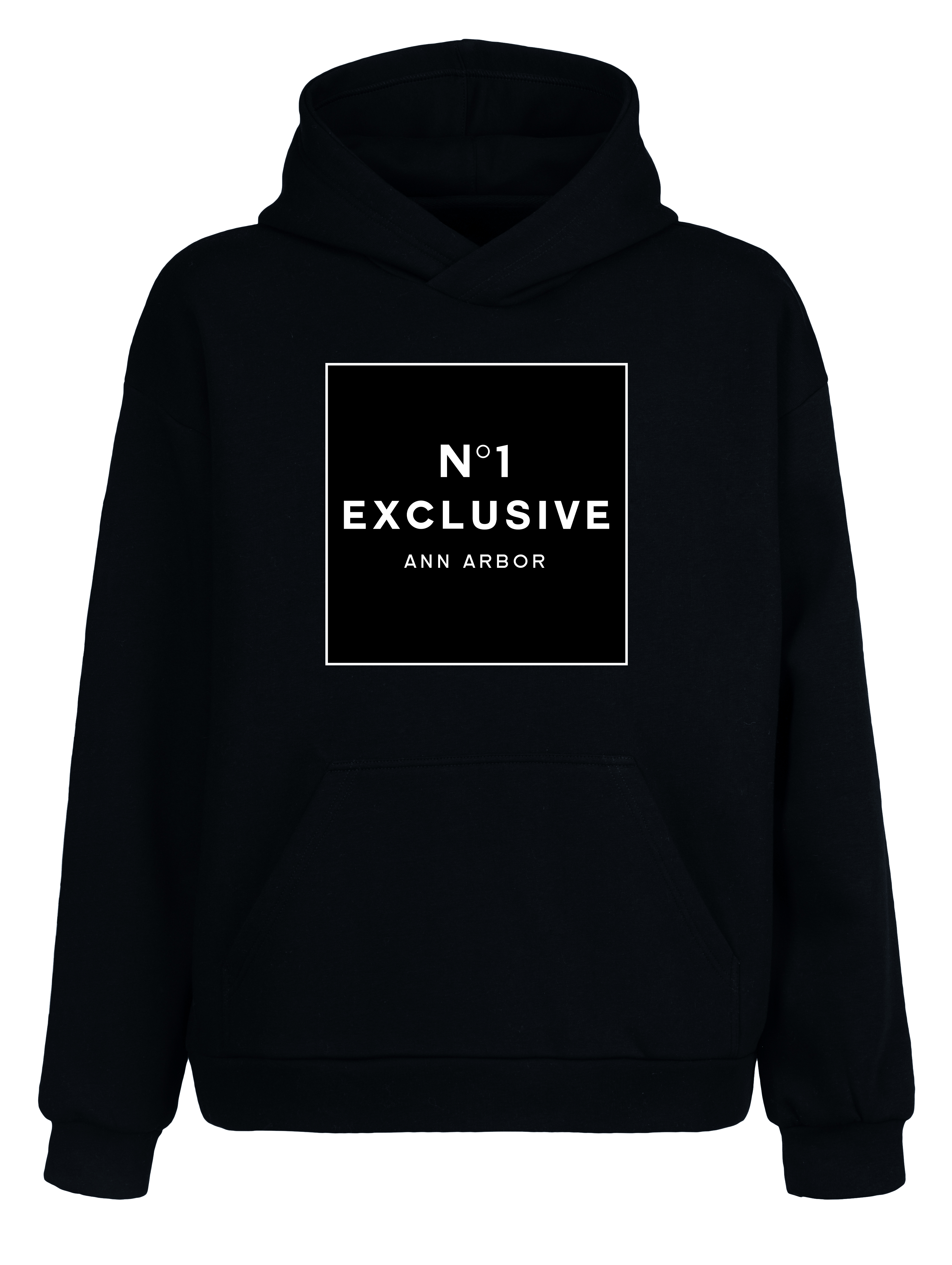 Photograph of product: Exclusive Chanel Black Logo Hoodie - 2XL
