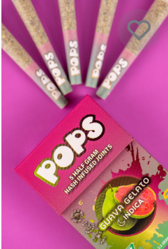 Photograph of product: Dee Thai Pops | Guava Gelato | Infused Pre-Roll Multi-Pack | 5pk. | 2.5g