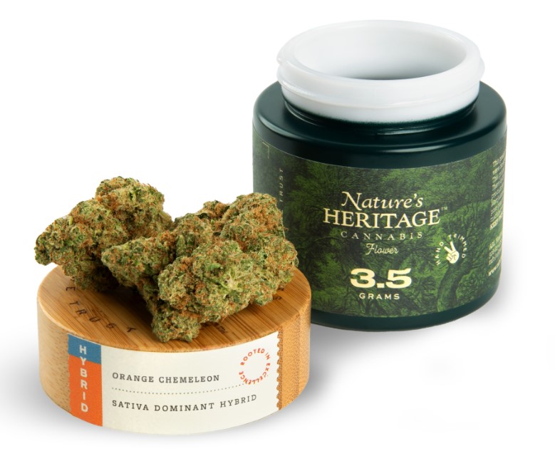 Photograph of product: Nature's Heritage-Flower-Orange Chemeleon 3.5g