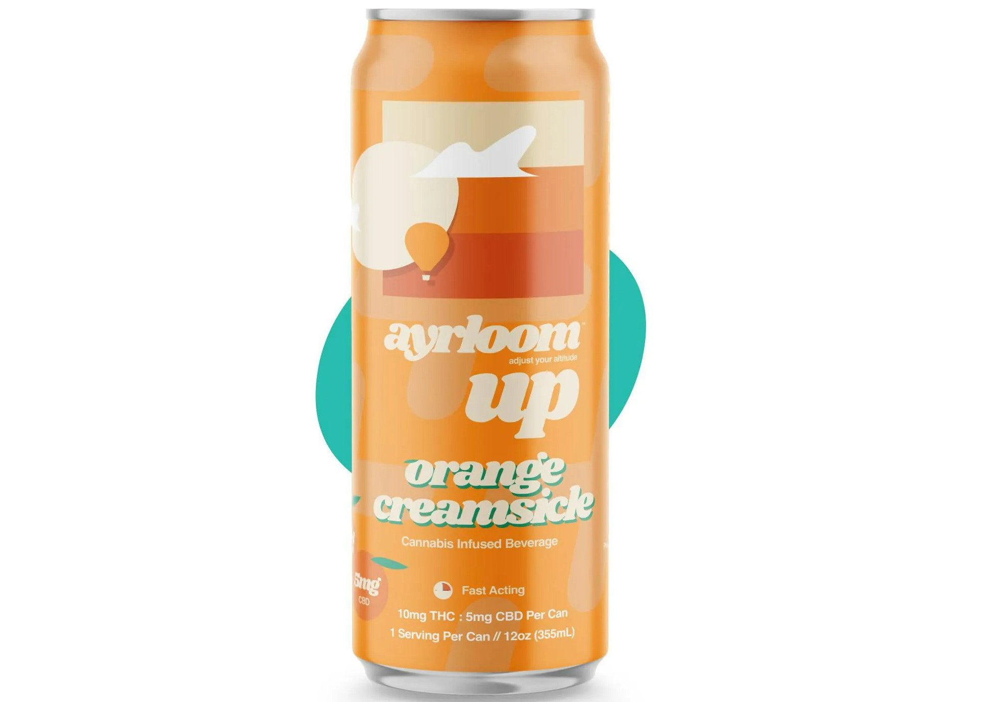 Photograph of product: Ayrloom | Orange Creamsicle | 2:1 Infused Soda | Single Can