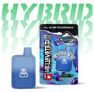 Photograph of product: Hella 2g AIO - Blueberry Dream