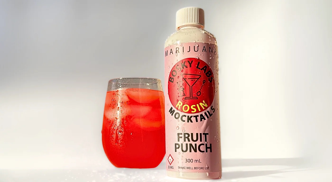 Photograph of product: Bosky Labs Fruit Punch Rosin Mocktail | 25mg
