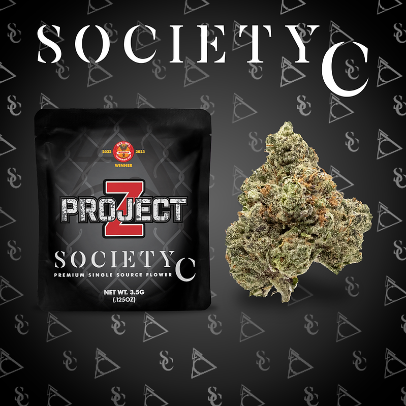 Photograph of product: Project Z - 8th - Society C - 30.86% - 3.5g