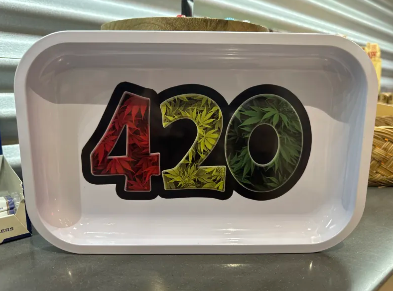 Photograph of product: Lighthouse | Large 10x7 Rolling Tray | White 420