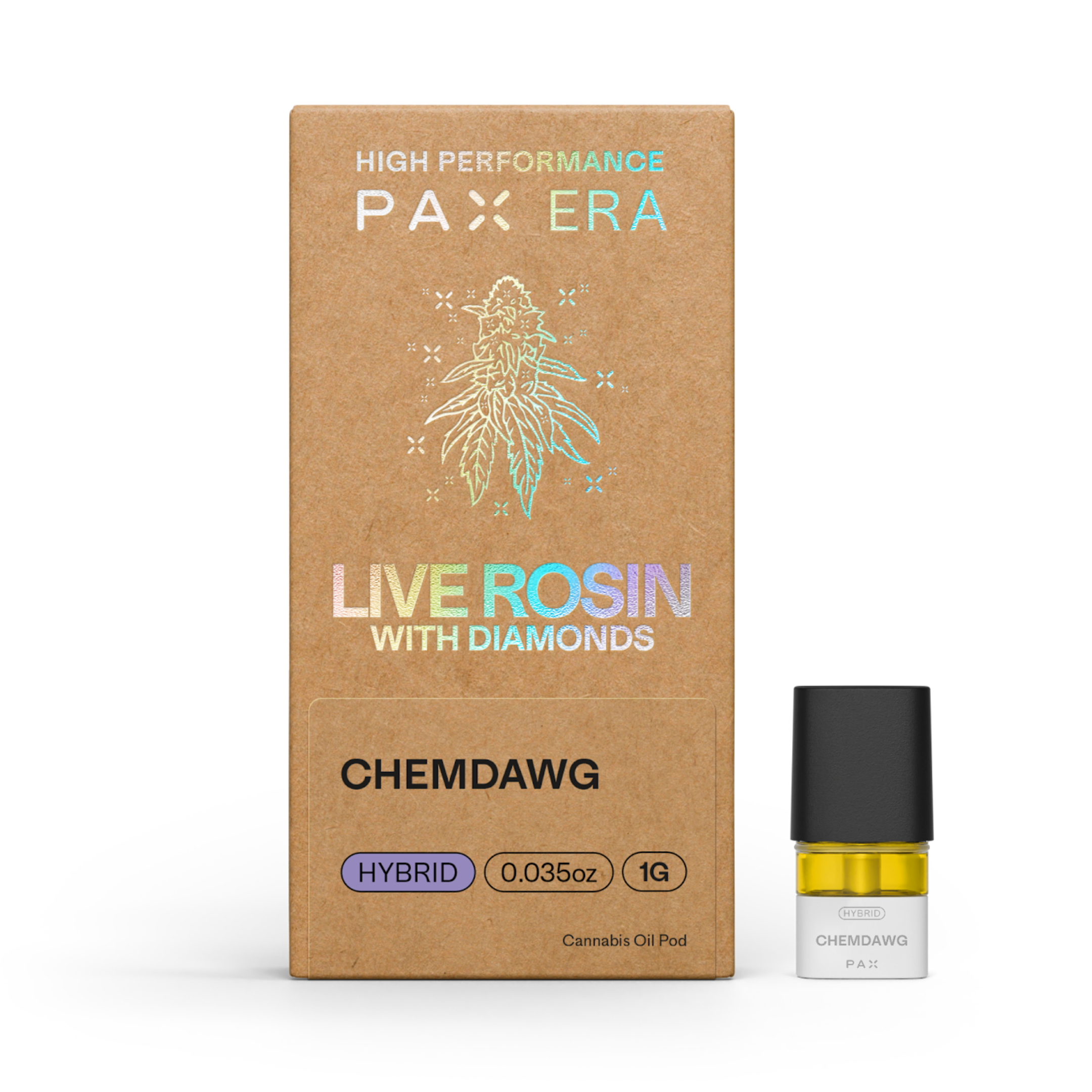 Photograph of product: Chemdawg | Live Rosin & Diamonds Pod | 1g