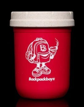 Photograph of product: Red Restash Jar | Backpackboyz