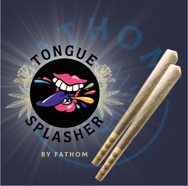 Photograph of product: Tongue Splasher | Fathom .5 Pre-Roll 2 Pack