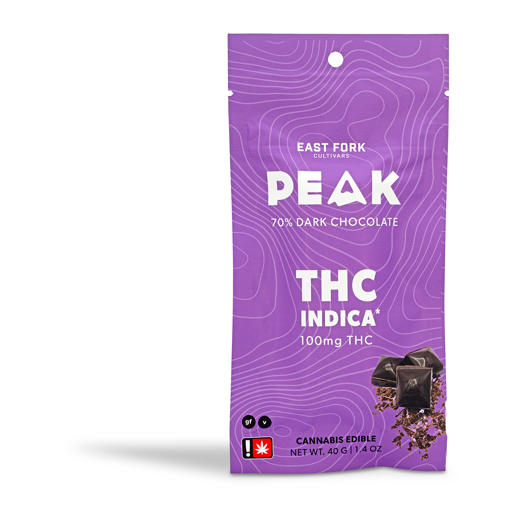 Photograph of product: East Fork - Oui'd Dark Chocolate - 1.4oz