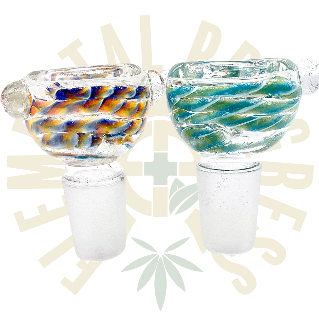 Photograph of product: Luv Budz - Flower Bowl Assorted Colors/Shapes - 14mm/18mm