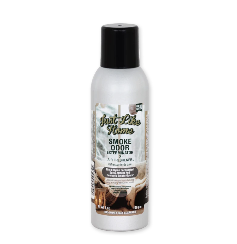 Photograph of product: Just Like Home Smoke Odor Exterminator Spray