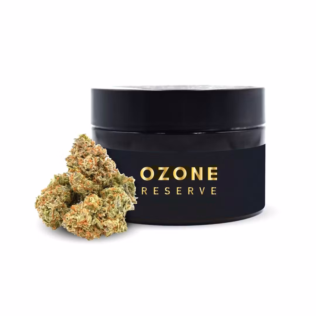 Photograph of product: Ozone Reserve Flower 3.5g- White Wedding