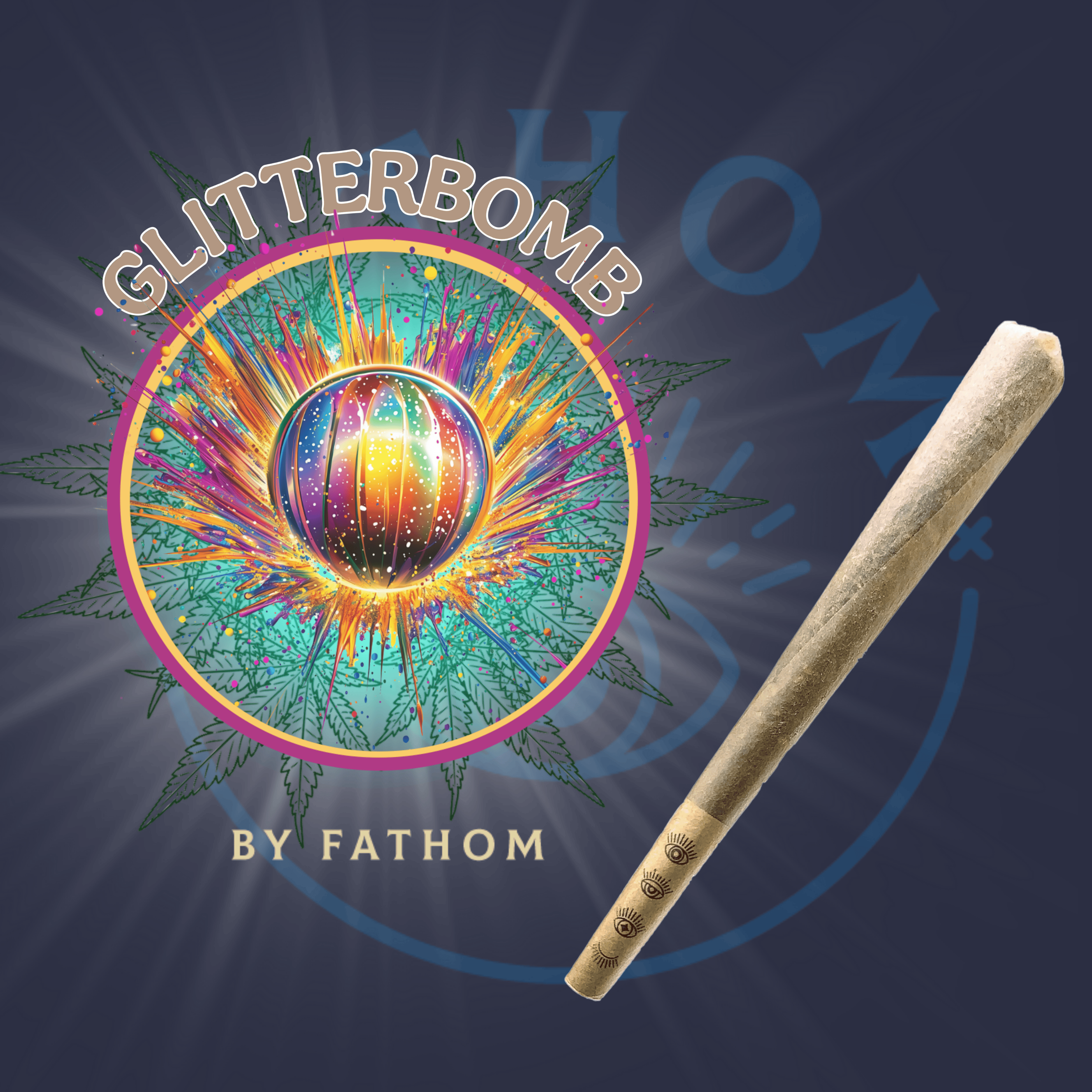Photograph of product: Fathom Oui'd | Glitter Bomb Pre-Roll | 1.0g