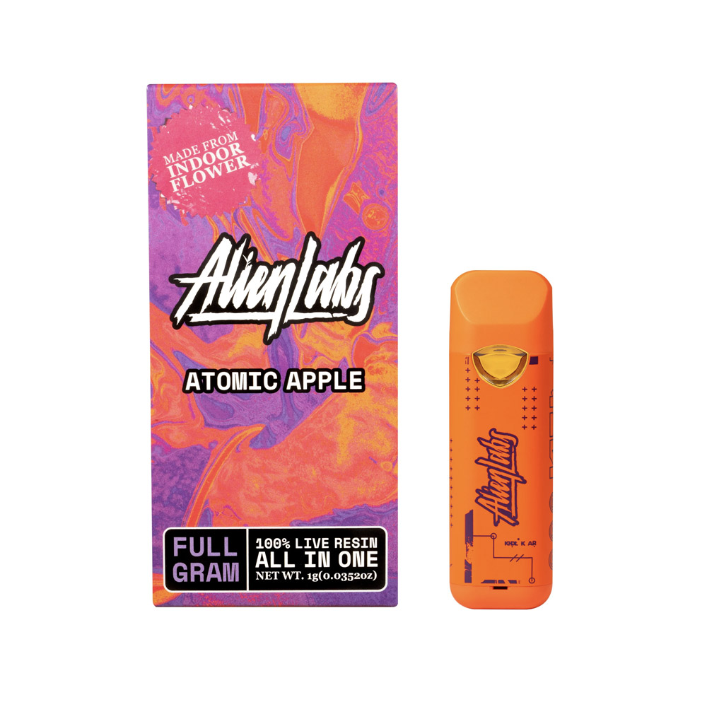 Photograph of product: ATOMIC APPLE LIVE RESIN ALL-IN-ONE [1 G]