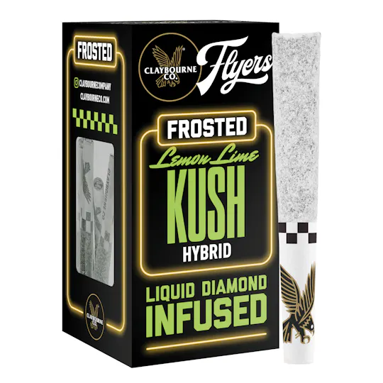 Photograph of product: Claybourne | FLQD Pre-Rolls (5pk) | H | Lemon Lime Kush