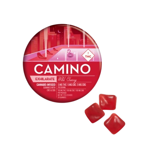 Photograph of product: Kiva Confections | Camino Wild Cherry | 100mg TH-oui/100mg CBC/100mg CBG