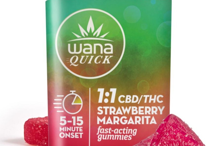 Photograph of product: Wana | 100mg | Strawberry Margarita | Hybrid