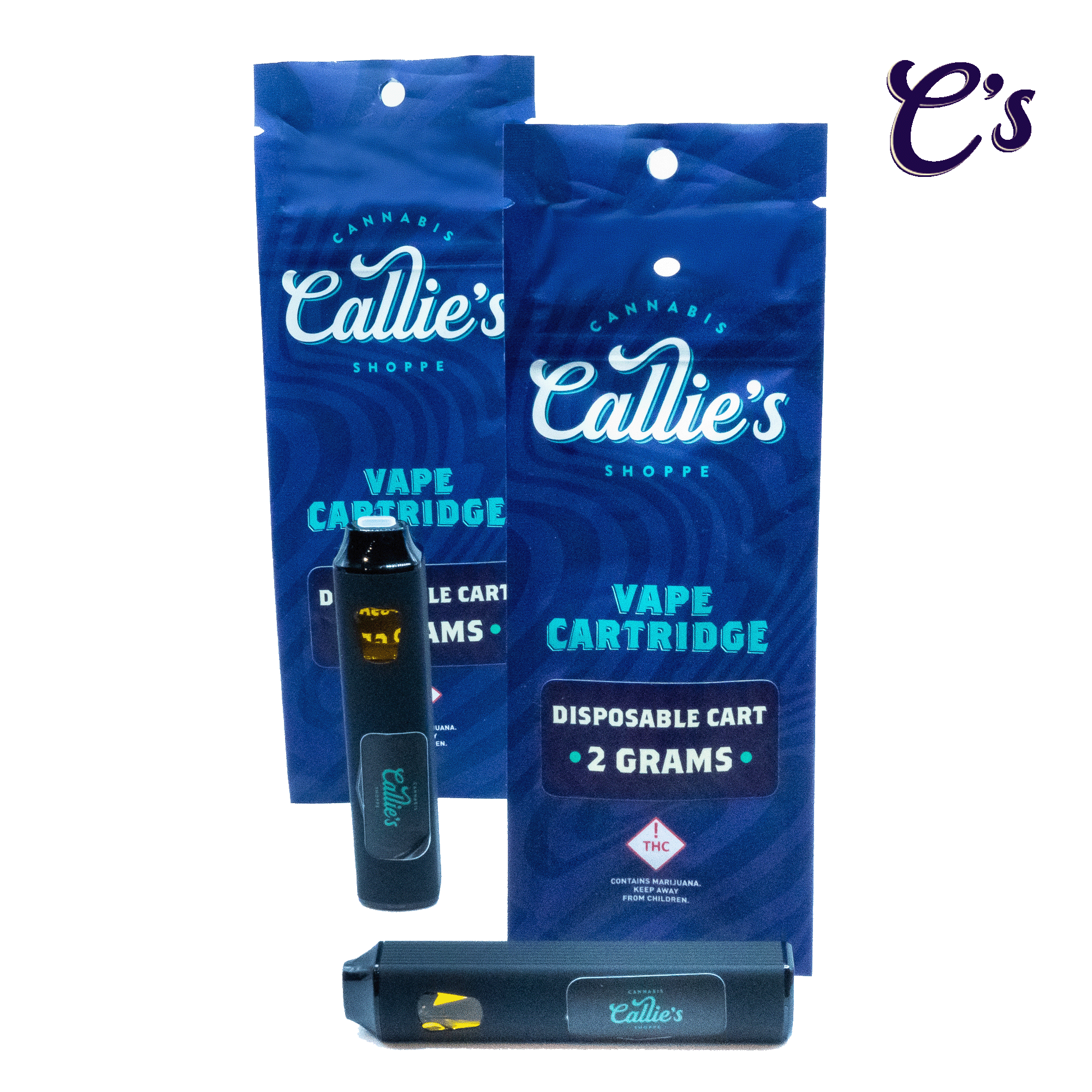 Photograph of product: Callie's | Disposable 2g Cart (S) Strawberry Cough 2g