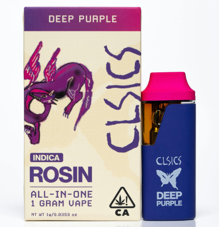 Photograph of product: Clsics | Deep Purple Live Rosin All In One | 1g