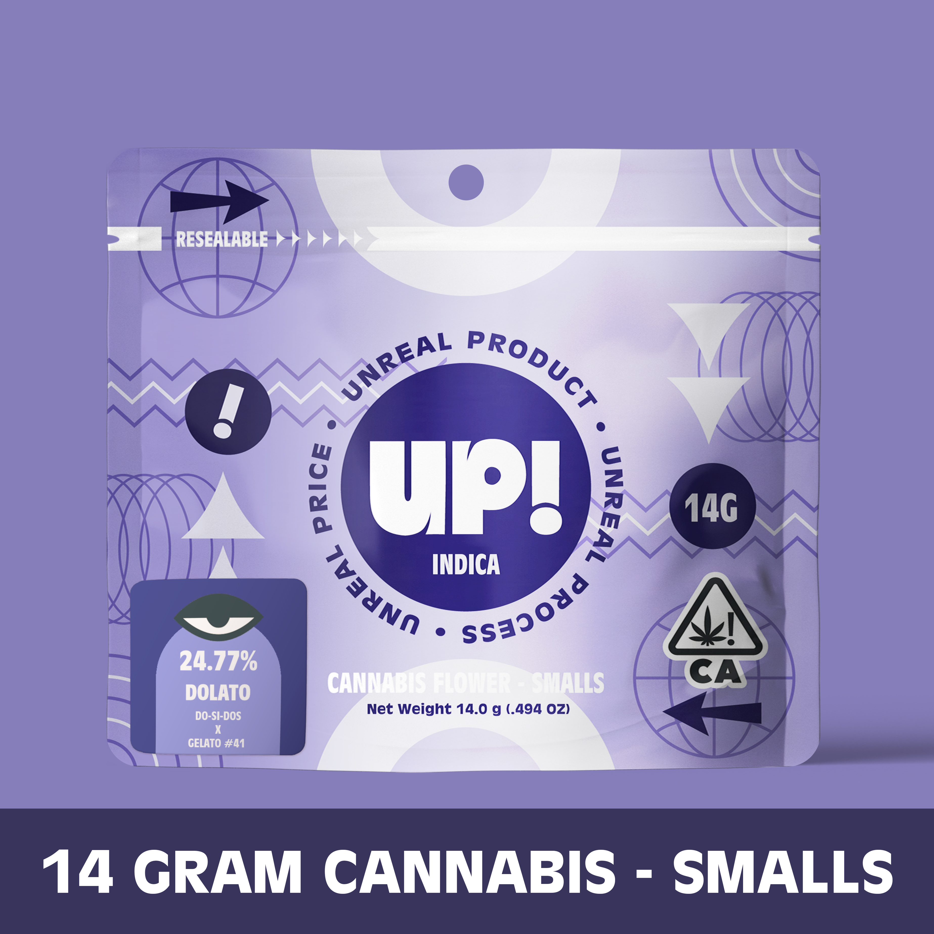 Photograph of product: UP! - Grand Daddy (Oui'd) Oui'd Smalls - 14g