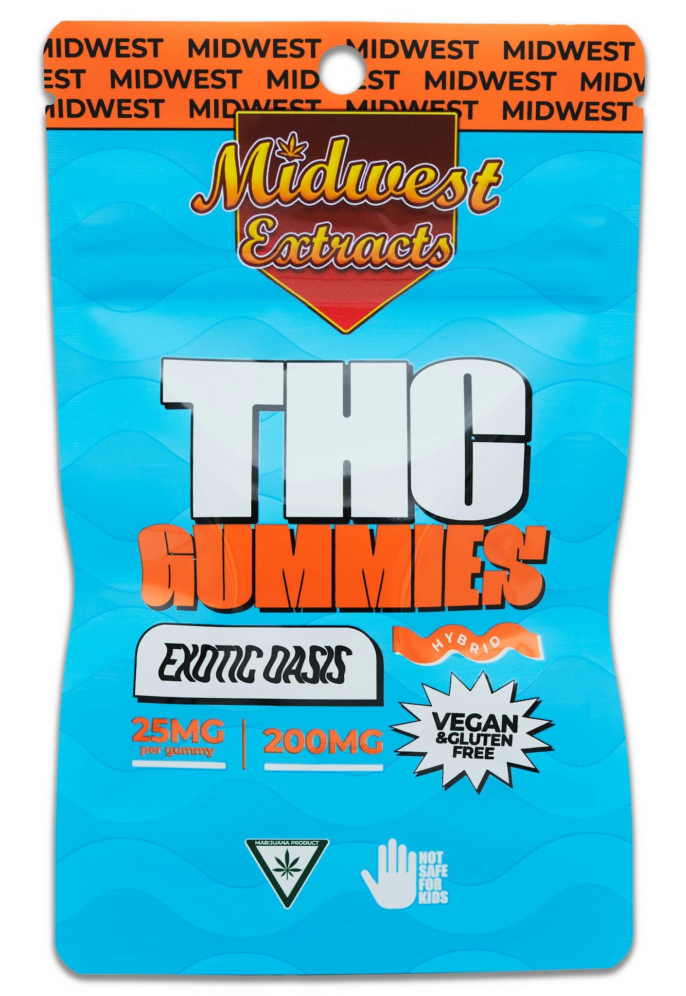 Photograph of product: Midwest Extracts Exotic Oasis Gummies