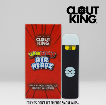Photograph of product: Clout King - au chocolat Rosin Disposable - Lemon Cherry Airheadz