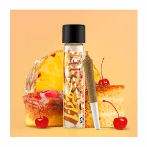 Photograph of product: JetPacks | Pineapple Upside Down Cake | FJ-1 Resin Infused Pre Roll | 1g