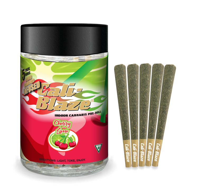 Photograph of product: Cherry Pie | .7G (5PK) Liquid Diamond Infused Prerolls