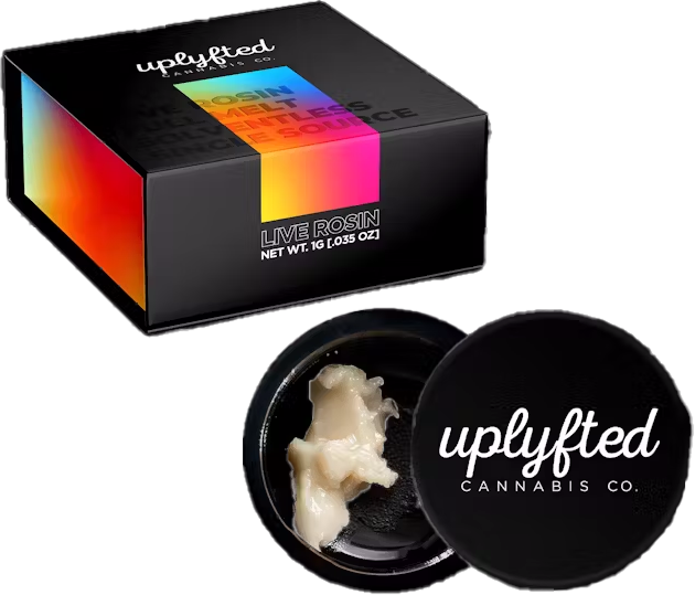 Photograph of product: UPLYFTED | CHIMERA JUNKY | HYBRID | LIVE ROSIN | 1G | REC