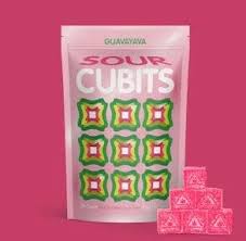Photograph of Product: Cubits | Sour Guavayava | Gummies | 5mg 20pk