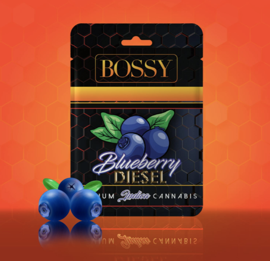 Photograph of product: Bossy - Blueberry Diesel
