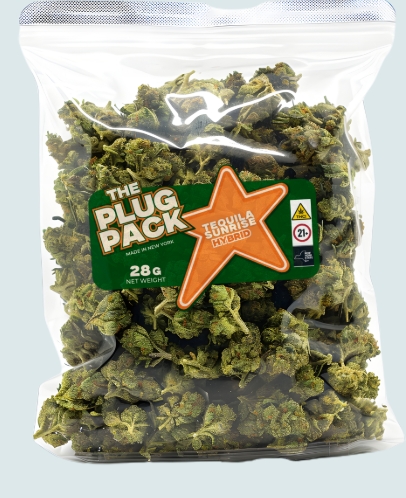 Photograph of product: Plug Pack Flower Tequila Sunrise 27% TH-oui Hybrid 28g