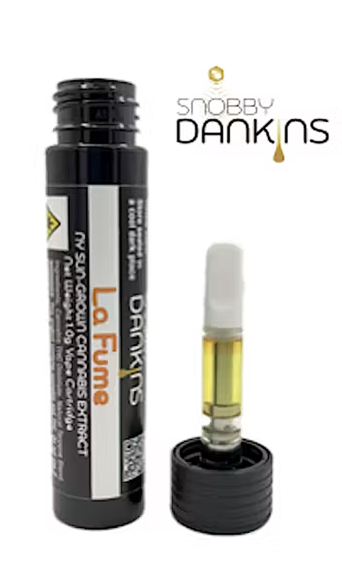 Photograph of product: SNOBBY DANKINS La Fume 1g Vape Cartridge