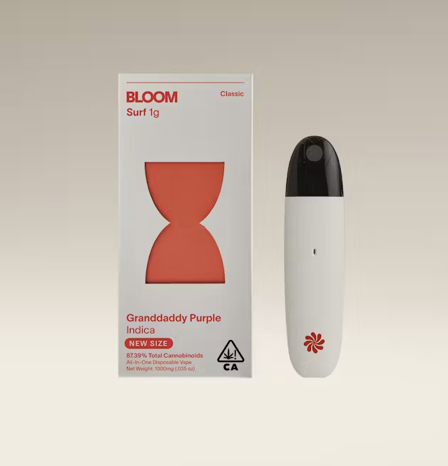 Photograph of product: Granddaddy Purple (I) CLASSIC Surf ALL-IN-ONE 1g - Bloom