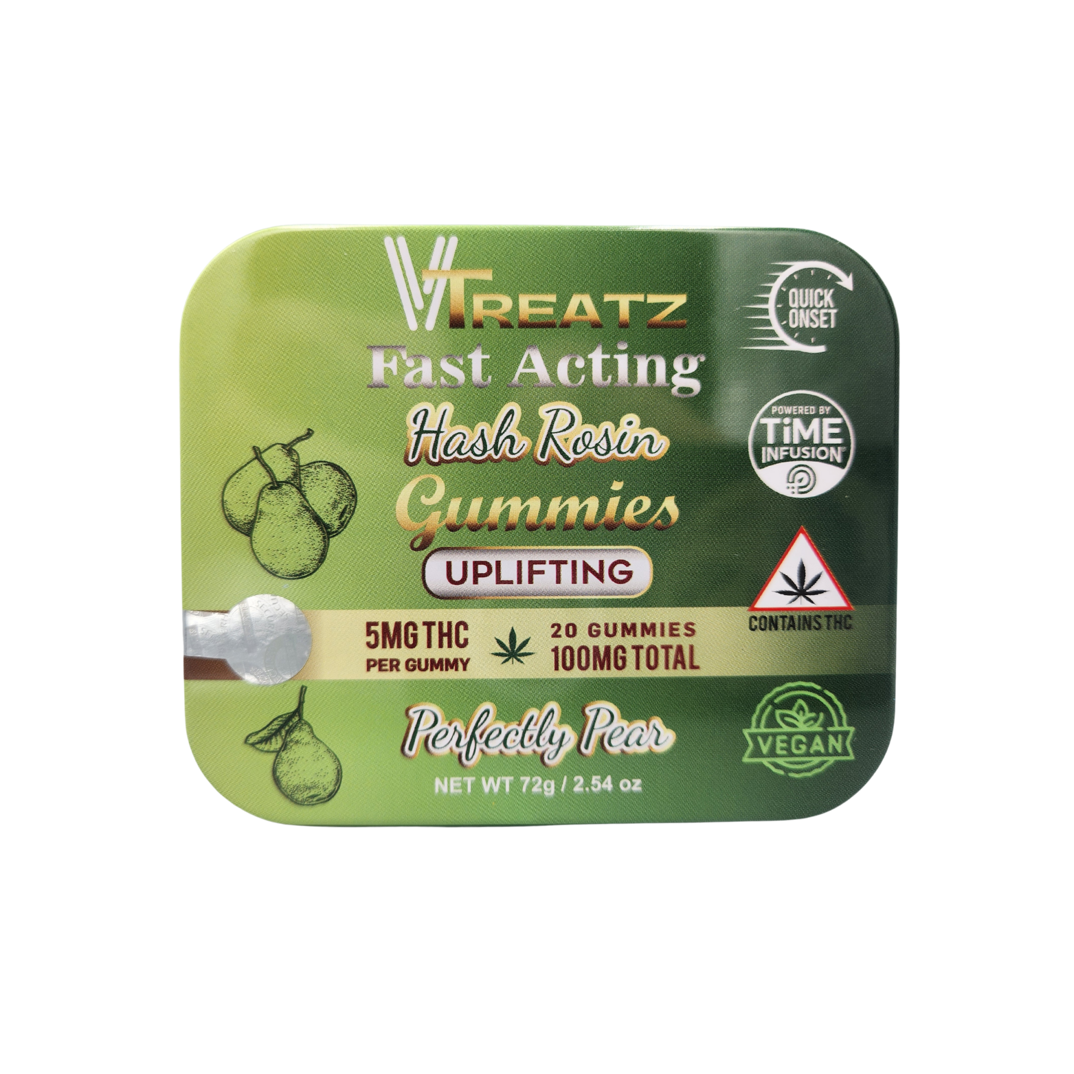 Photograph of product: Pear au chocolat Rosin | Fast Acting Gummies | 100mg