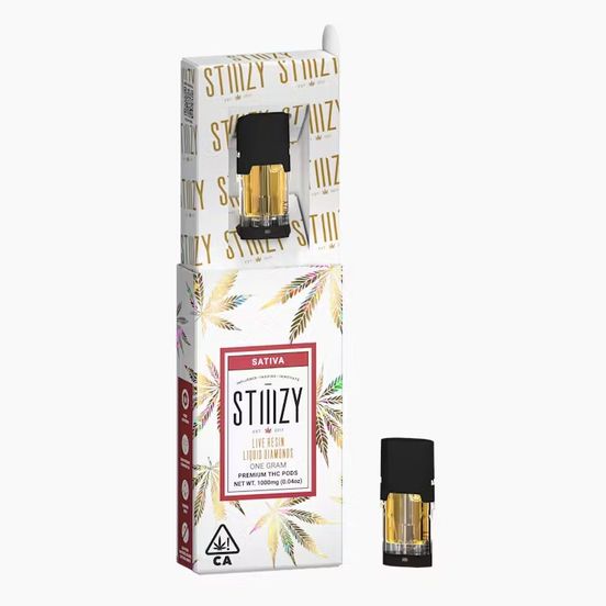 Photograph of product: Stiiizy Live Resin Pod Green Crack 1g - 