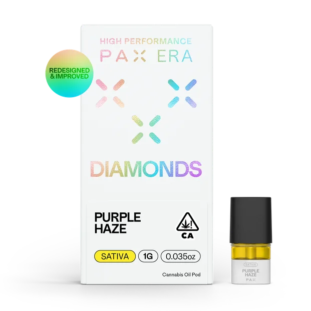 Photograph of product: PAX - 1g Diamonds Pod - Purple Haze