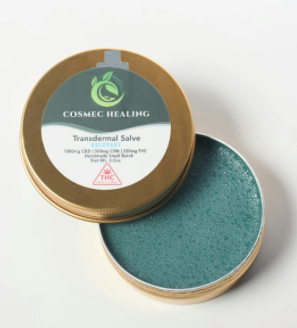 Photograph of Product: Transdermal Salve "Recovery" CBD:CBN:THC || Cosmec Healing