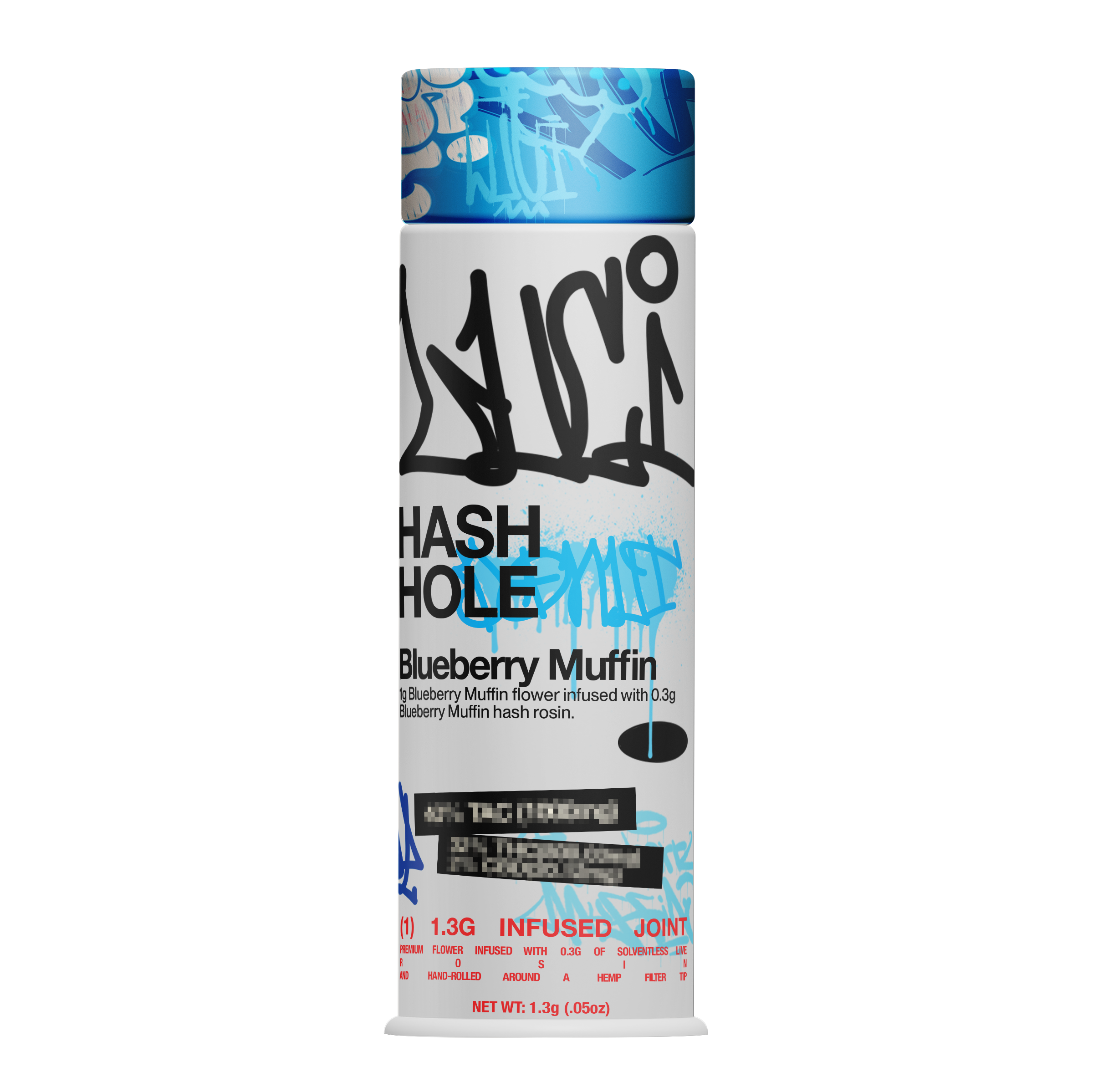 Photograph of Product: Blueberry Muffin | Hash Hole | 1.3g