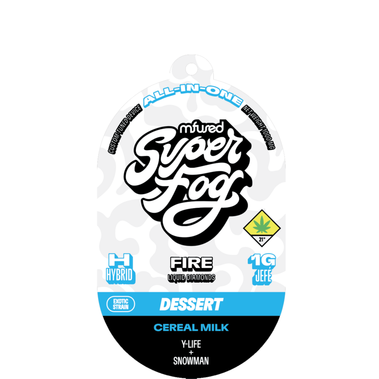 Photograph of product: Super Fog Fire Jef Cereal Milk Disposable VAPE