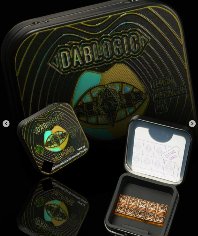 Photograph of product: Dablogic Rosin Mega Mini Lemon Meringue Pie