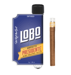 Photograph of product: Blue Dream (SH) Bold | Lobo | au chocolat and Sauced Infused Blunt (1g)