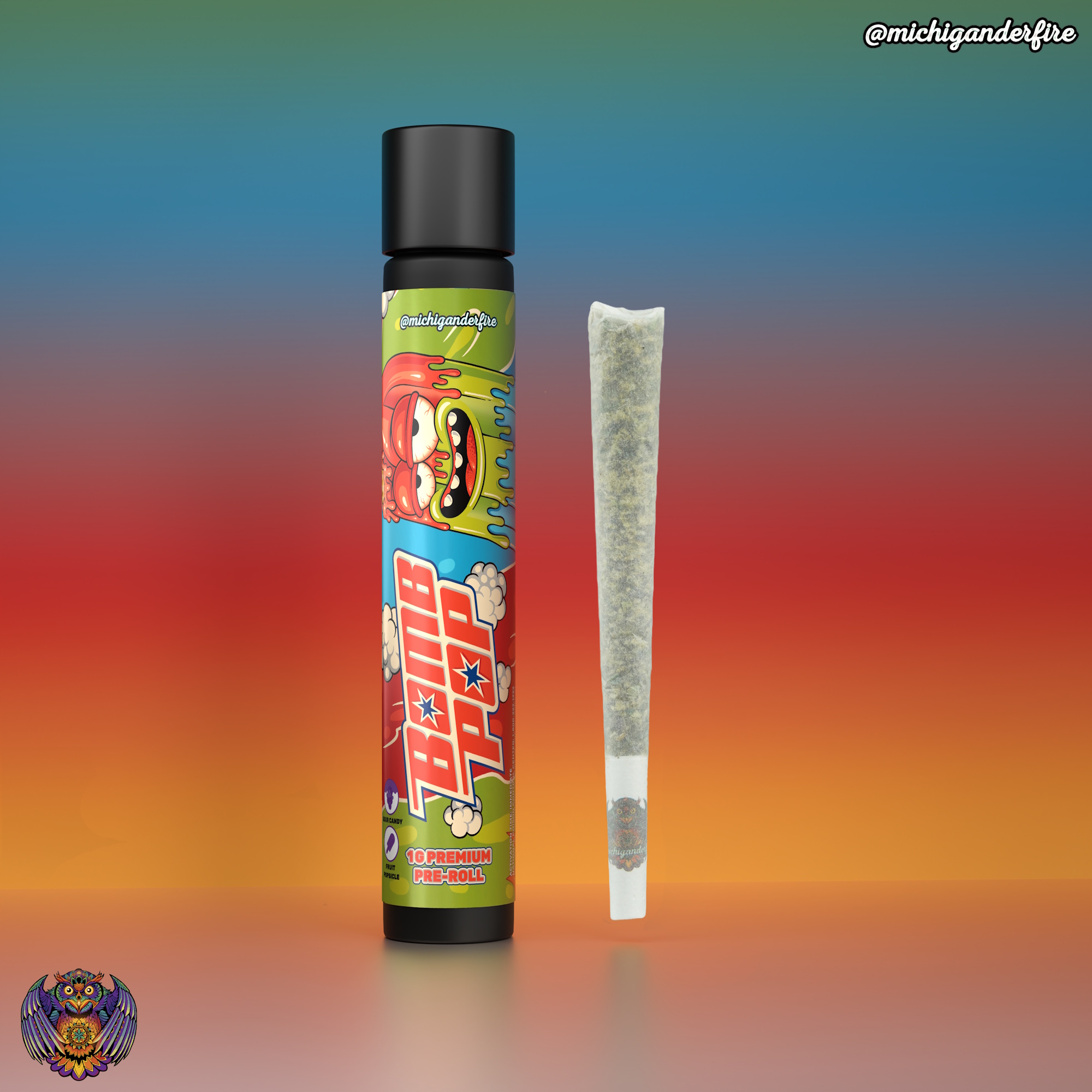 Photograph of product: Bomb Pop | 1G Preroll