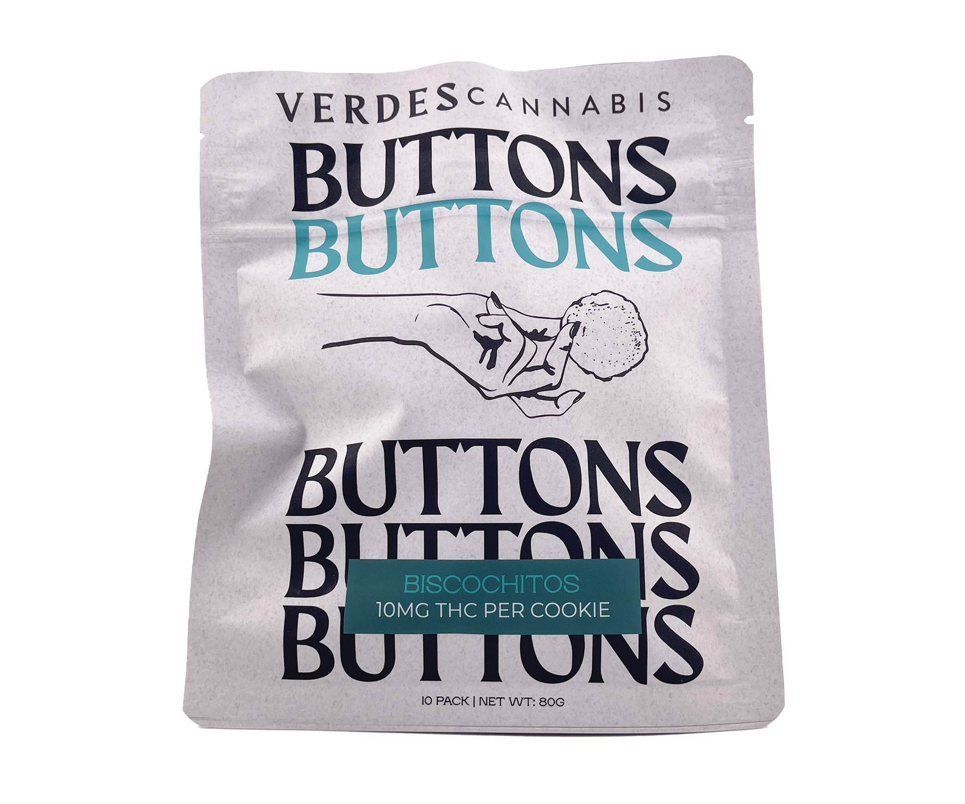 Photograph of product: Cookie uplifting Biscochito 10 Pack Buttons
