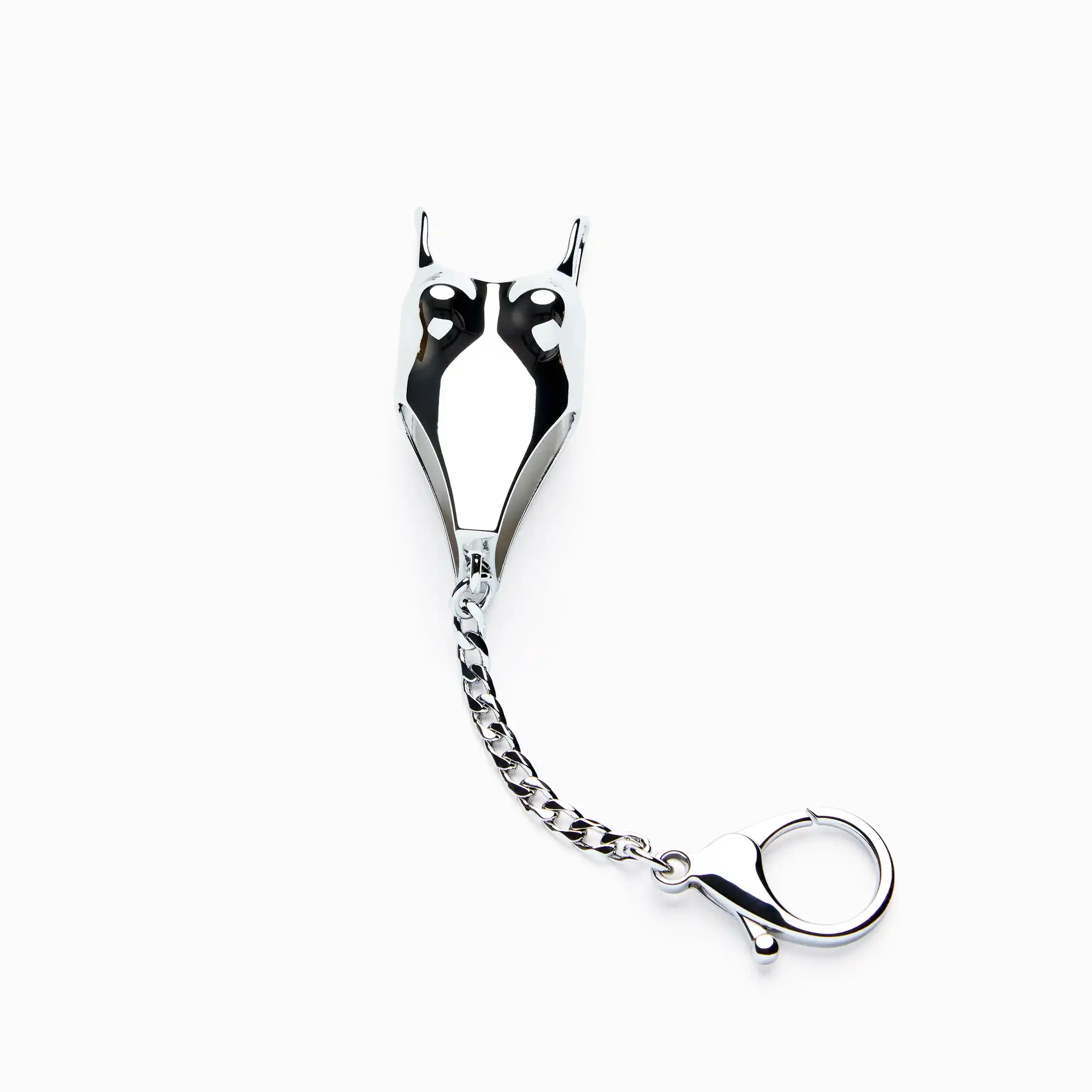 Photograph of product: Lighter Cover Keychain One-Piece | Silver
