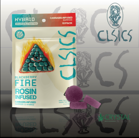 Photograph of product: CLSICS  BLACKBERRY FIRE GUMMIES $27 | NON-OUID! ACCESSORY $18.5 | OUID! GOOD $1.5 | EXCISE TAX $0.23