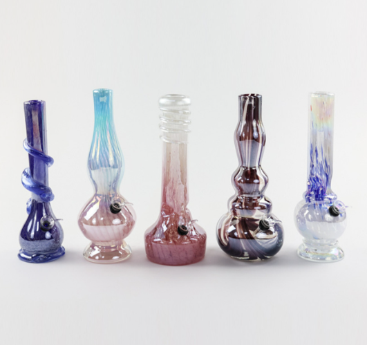 Photograph of product: 12" Soft Glass Bong | Assorted Colors